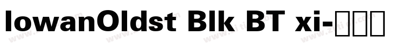 lowanOldst Blk BT xi字体转换